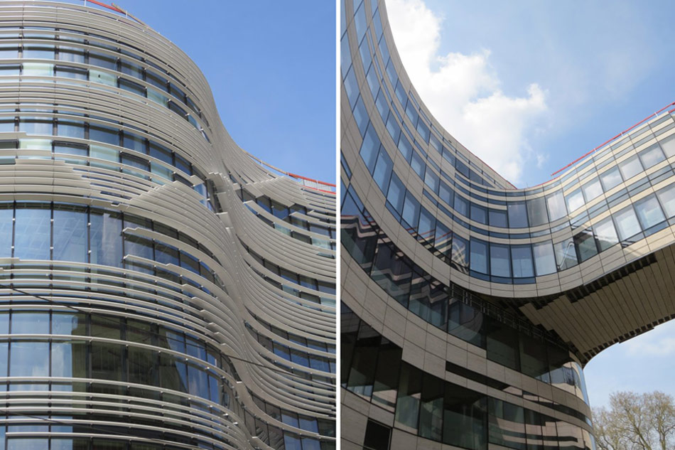 daniel libeskind: ko-bogen under construction