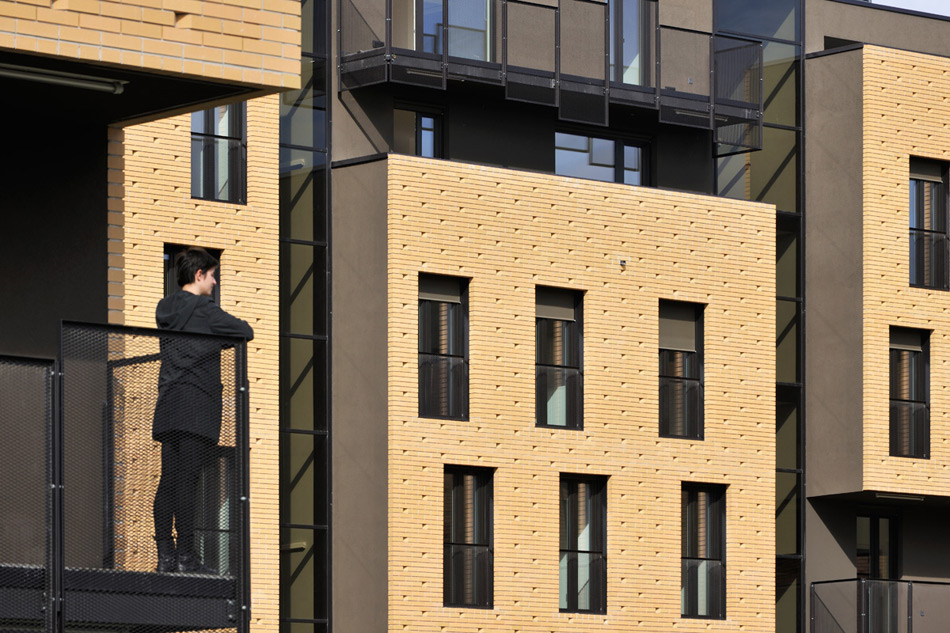 dekleva gregoric arhitekti brick neighbourhood ljubljana slovenia designboom