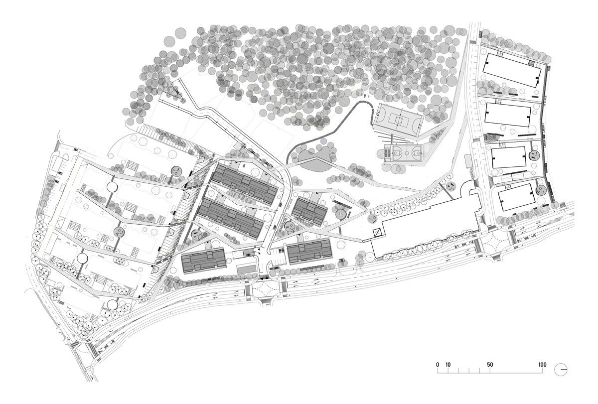 dekleva gregoric arhitekti brick neighbourhood ljubljana slovenia designboom