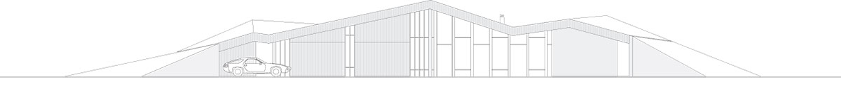 dekleva gregoric\'s clifftop house watches over the ocean