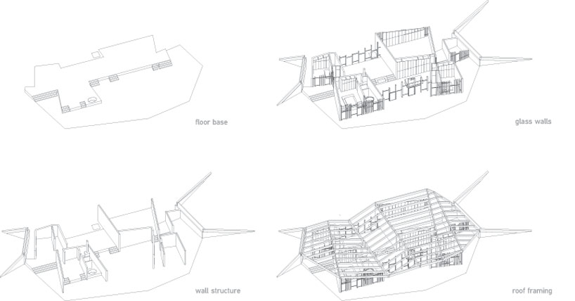 dekleva gregoric\'s clifftop house watches over the ocean