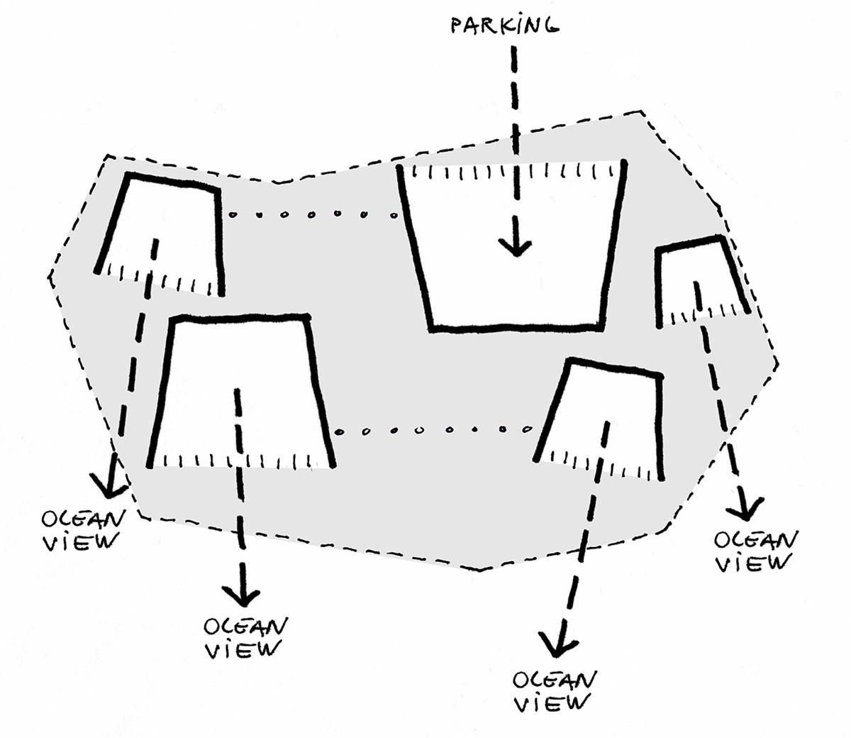 dekleva gregoric\'s clifftop house watches over the ocean