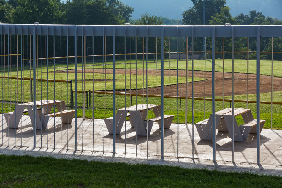 design/buildLAB sharon fieldhouse baseball pavilion designboom