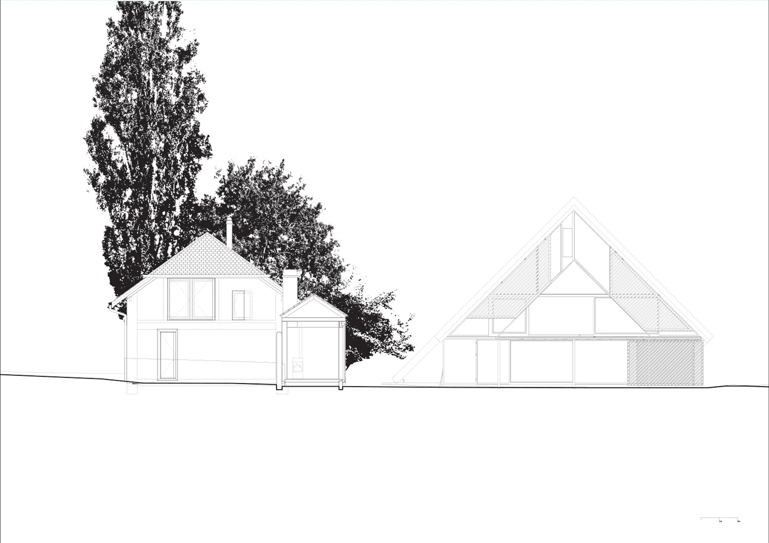 dieter dietz two houses chigny switzerland designboom