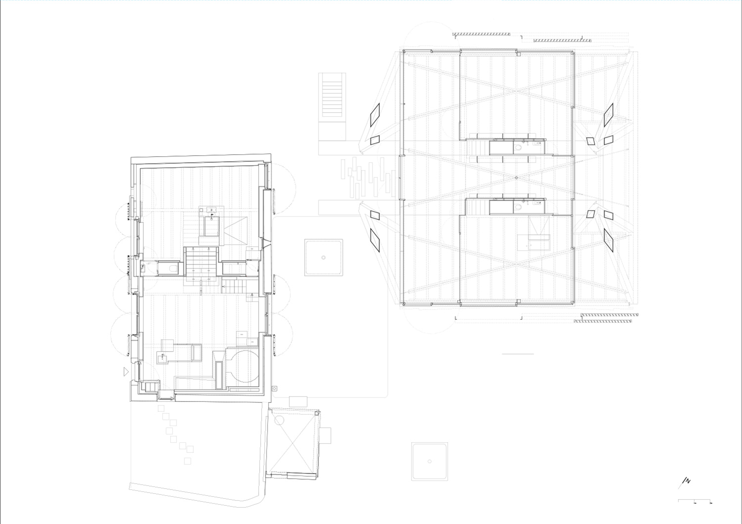 dieter dietz two houses chigny switzerland designboom