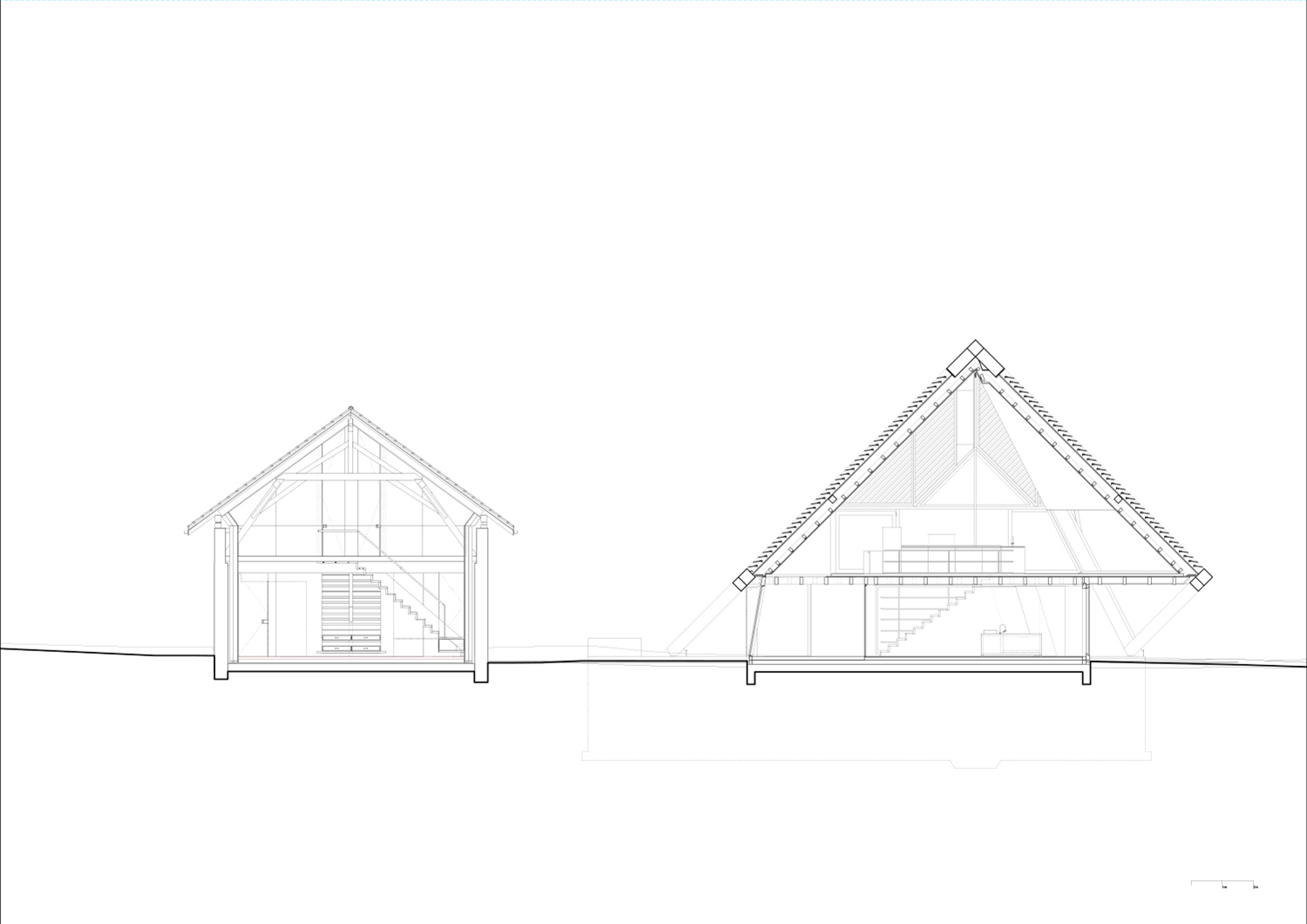 dieter dietz two houses chigny switzerland designboom