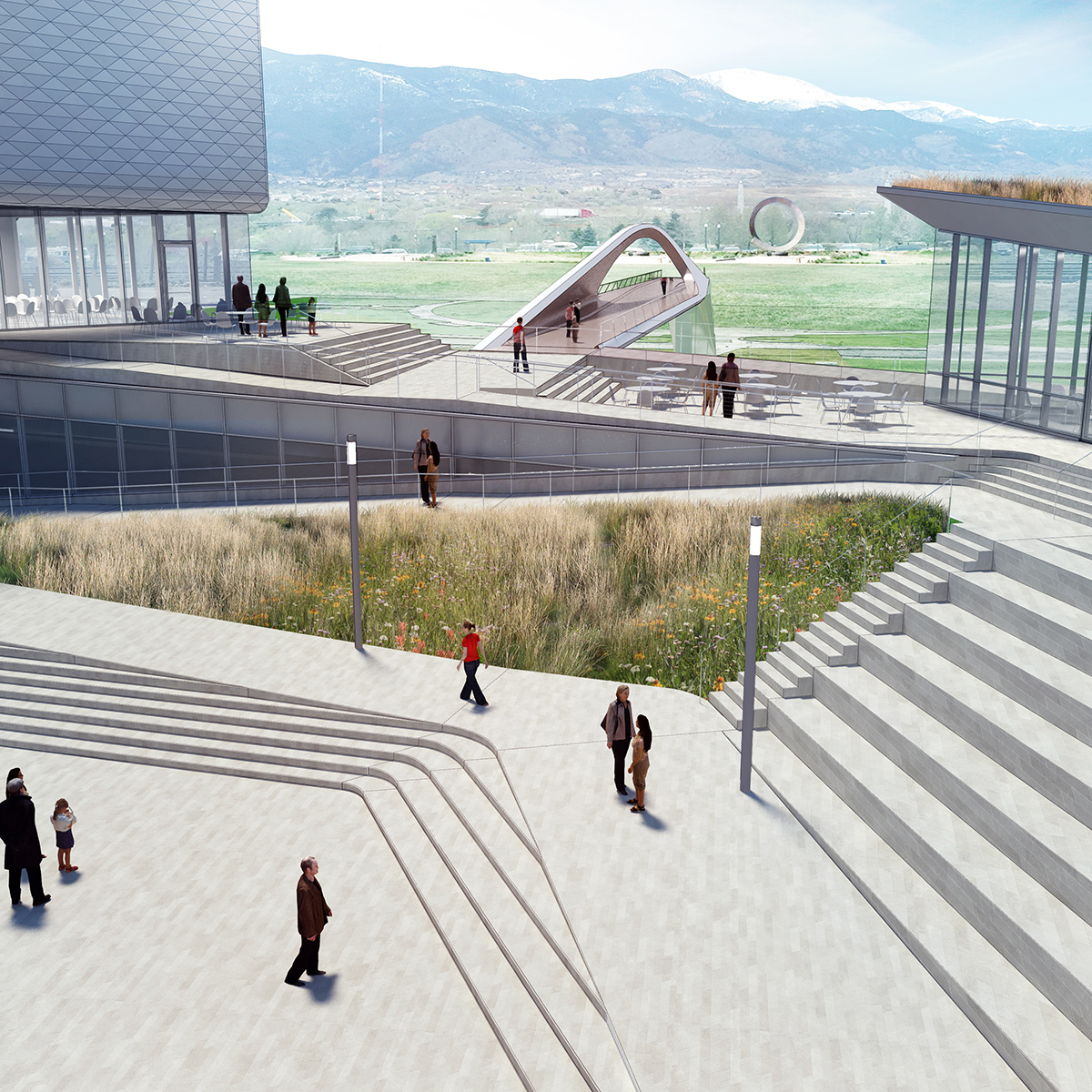 diller scofidio renfro bridge olympic museum colorado springs designboom