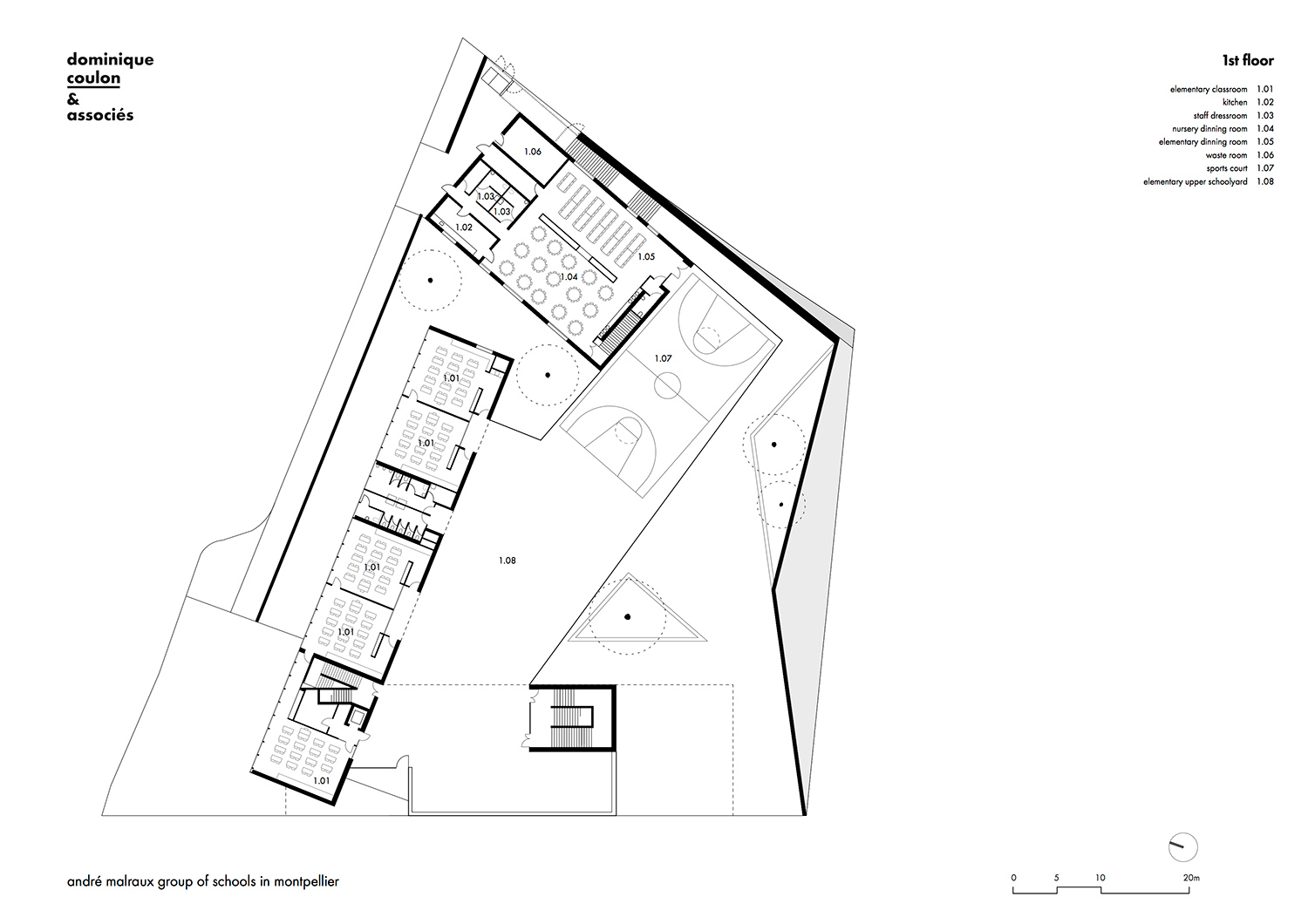 dominique coulon andre malraux group of schools montpellier france designboom