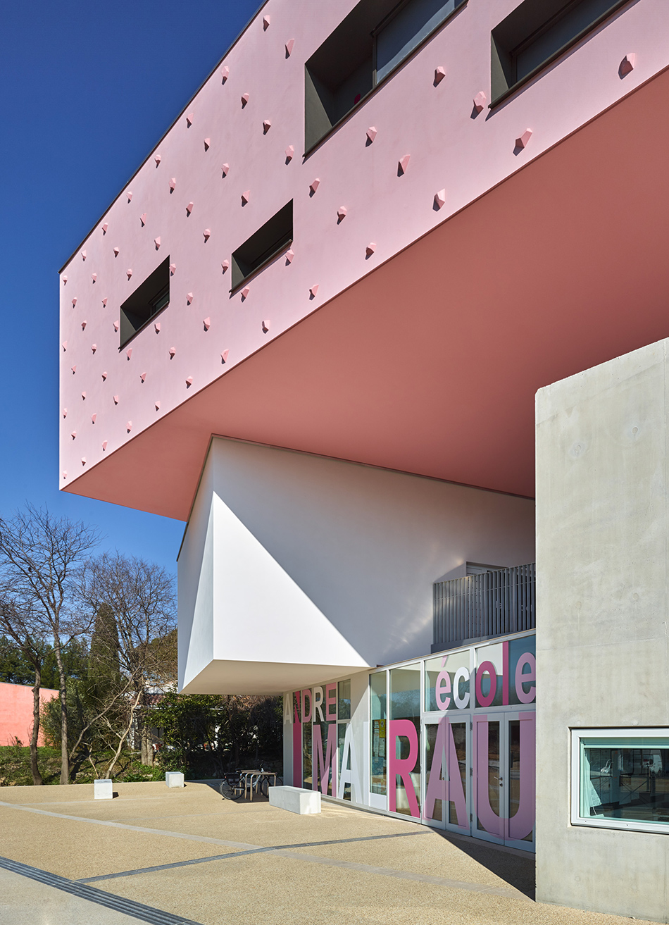 dominique coulon andre malraux group of schools montpellier france designboom