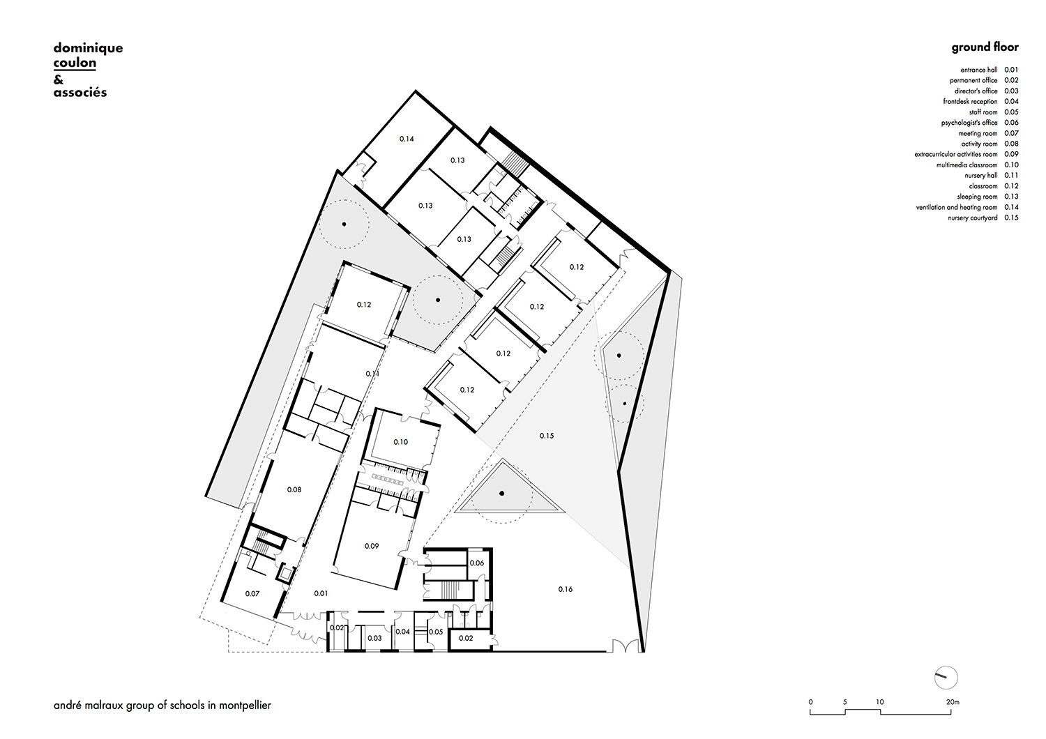 dominique coulon andre malraux group of schools montpellier france designboom