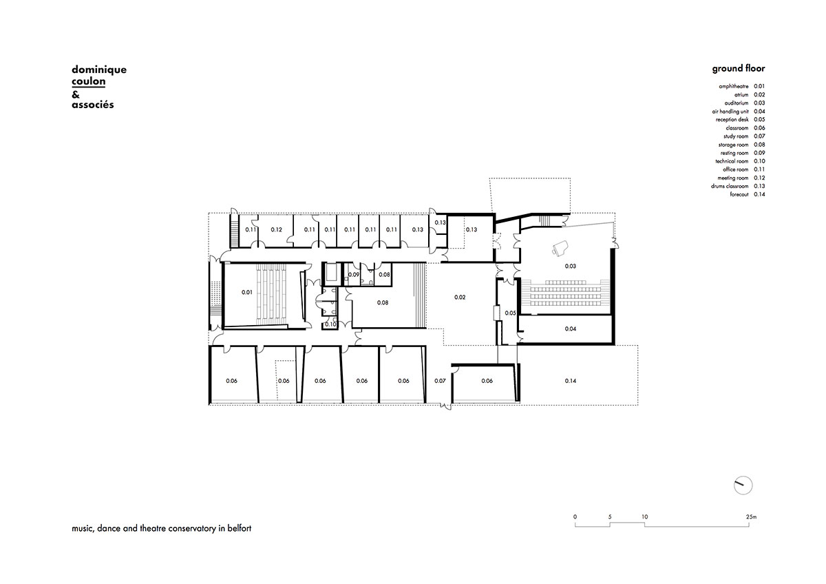 dominique coulon & associes: conservatoire of music