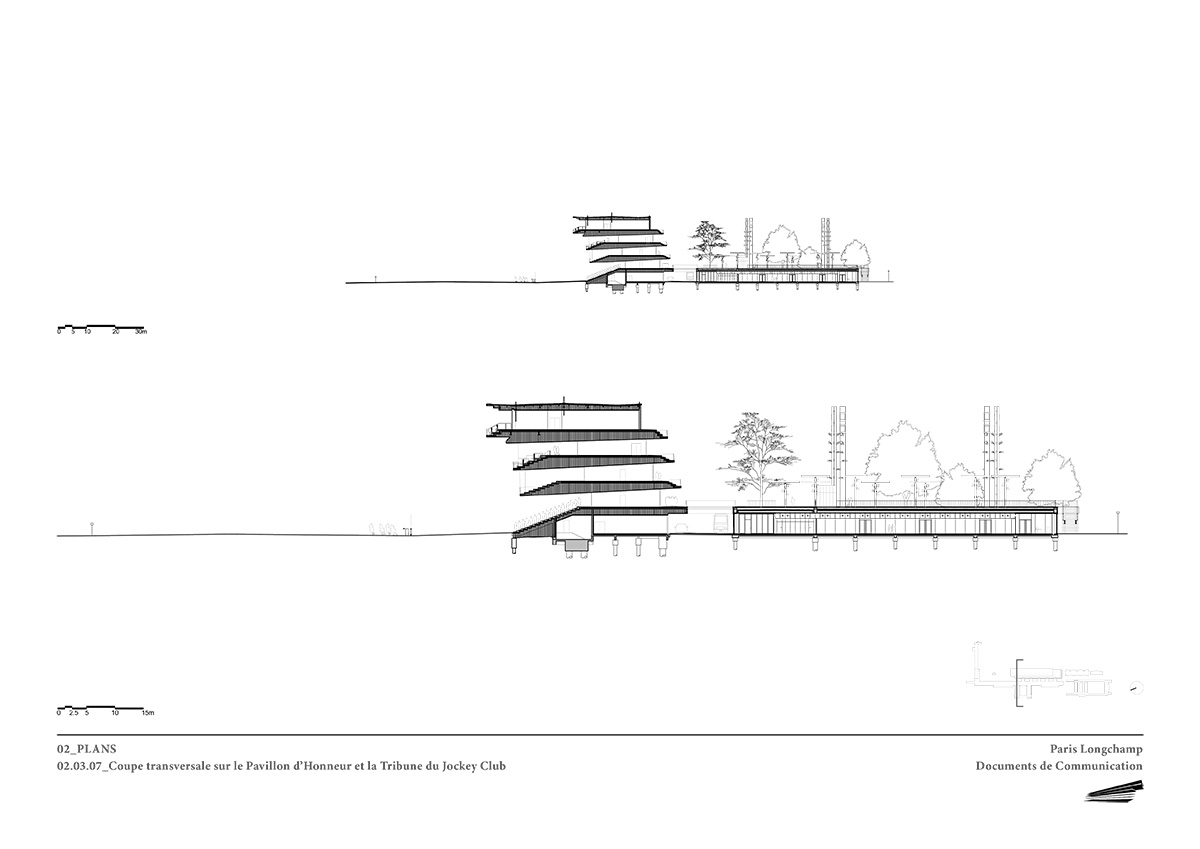 dominique perrault longchamp racecourse designboom