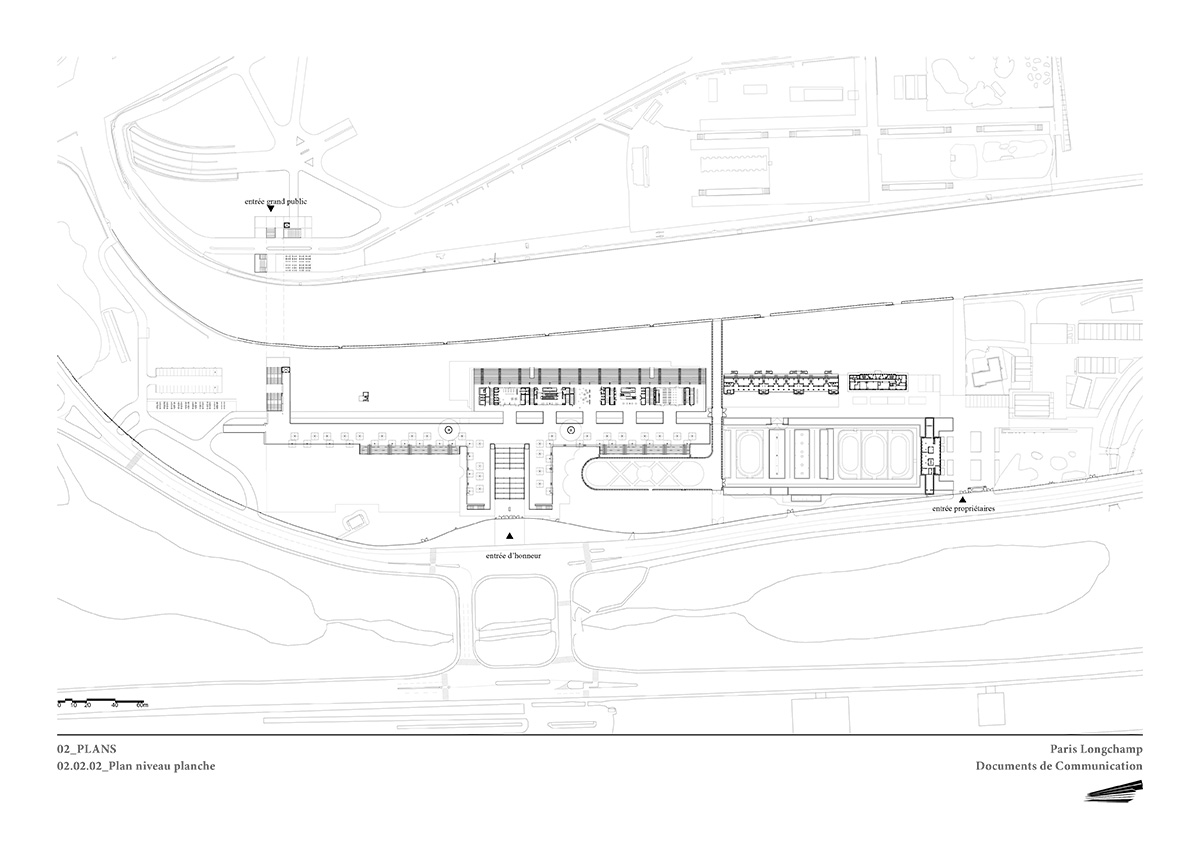 dominique perrault longchamp racecourse designboom