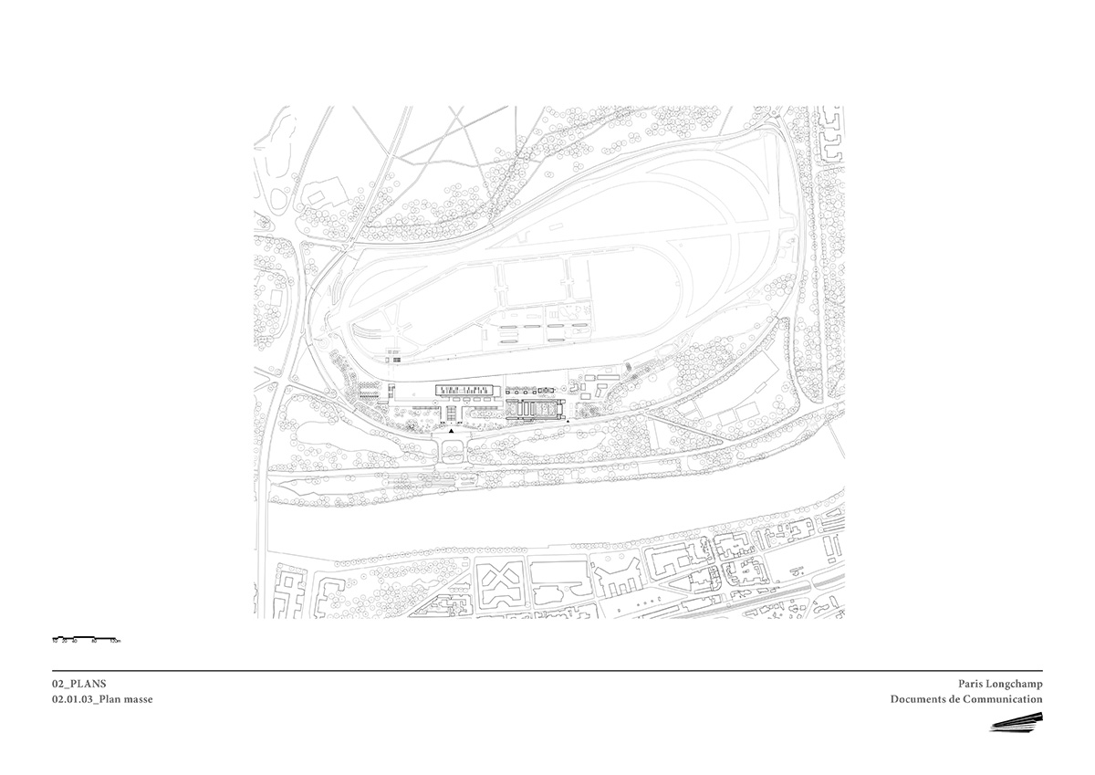 dominique perrault longchamp racecourse designboom