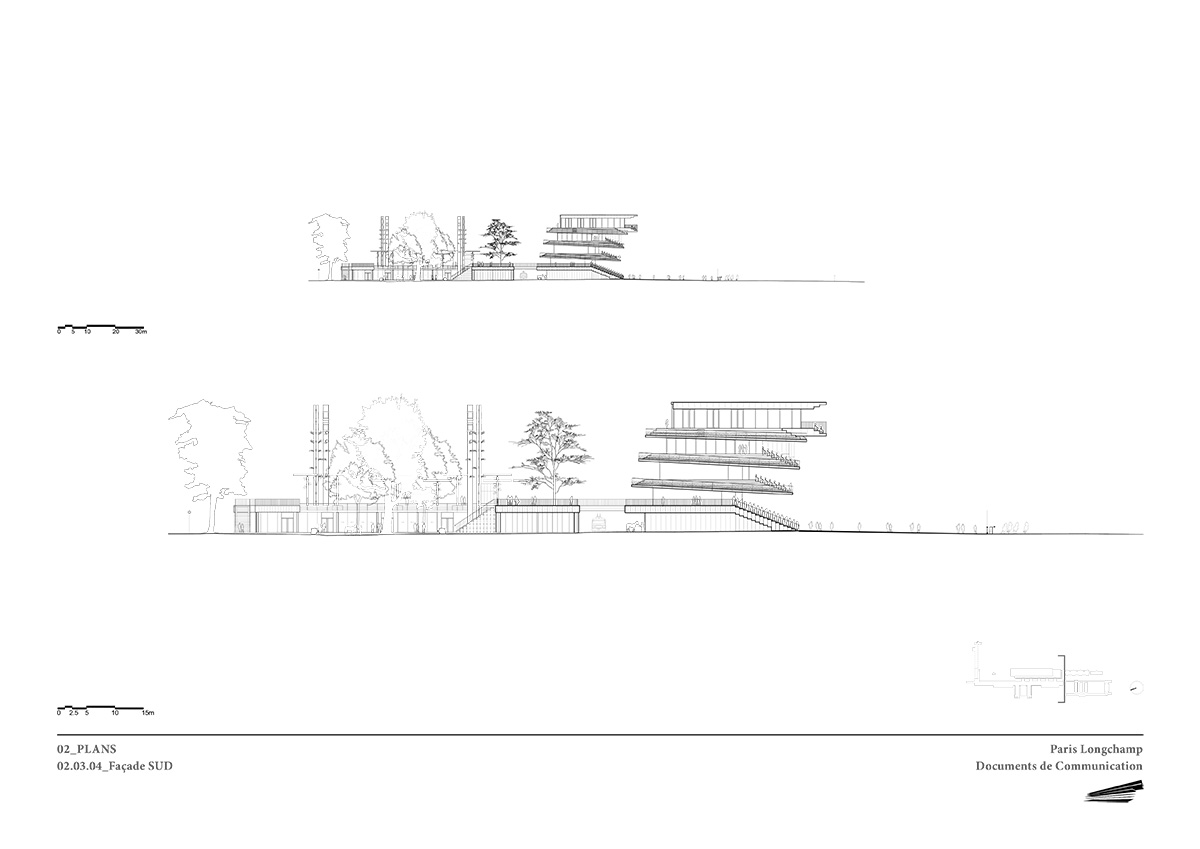 dominique perrault longchamp racecourse designboom