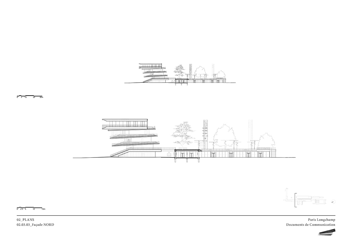 dominique perrault longchamp racecourse designboom