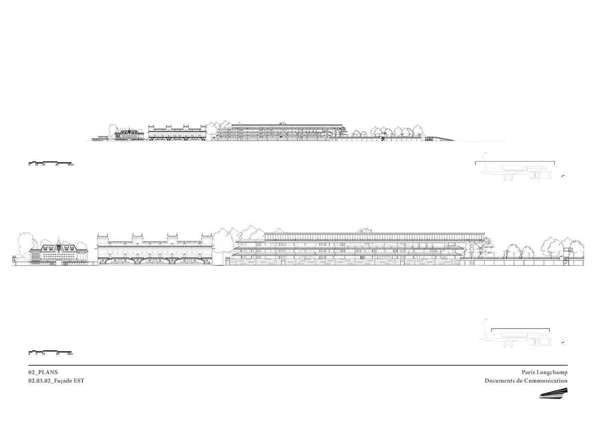 dominique perrault longchamp racecourse designboom