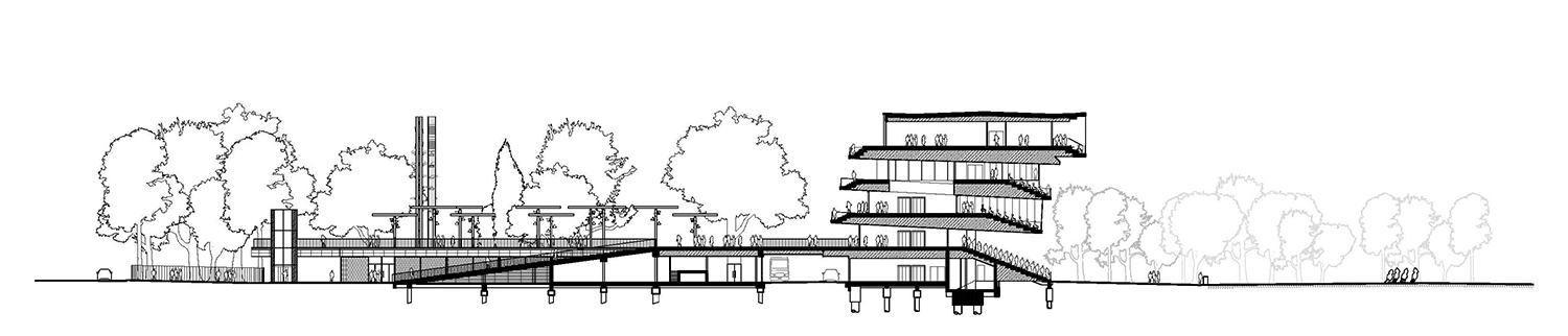 dominique perrault new longchamp racecourse paris france designboom