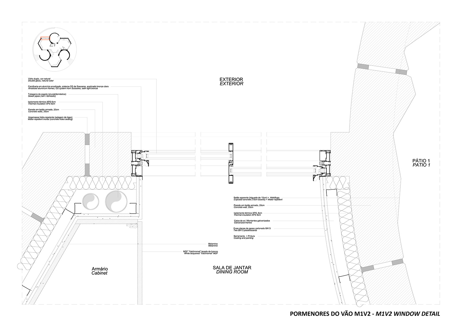 double(o) studio casa trevo trefoil house portugal designboom