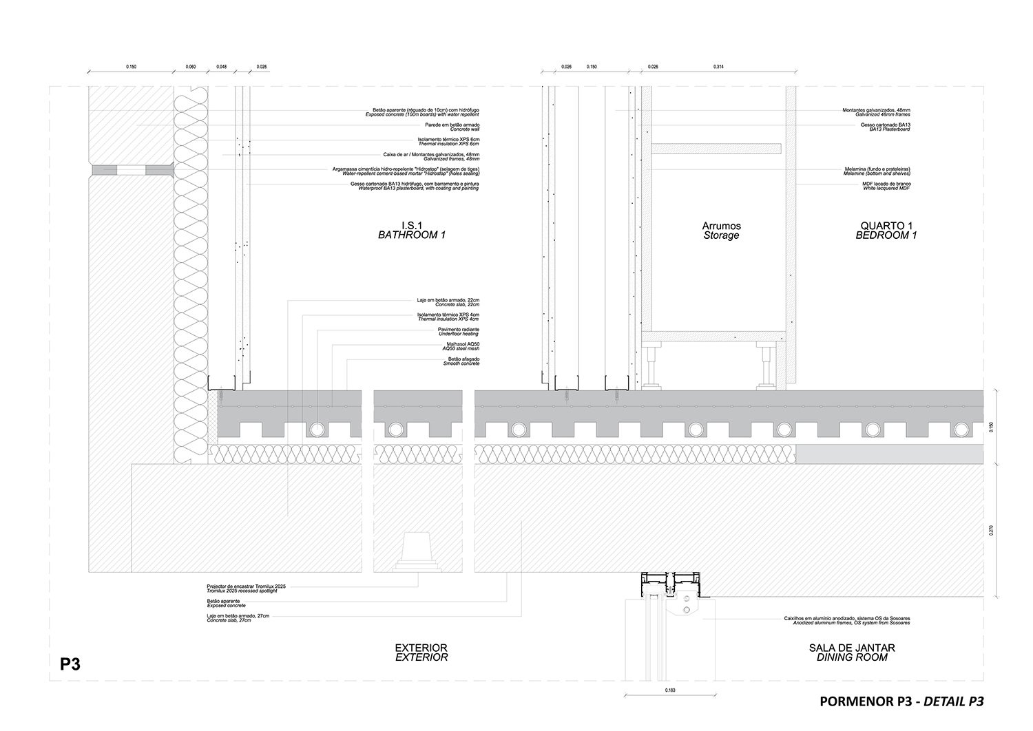 double(o) studio casa trevo trefoil house portugal designboom