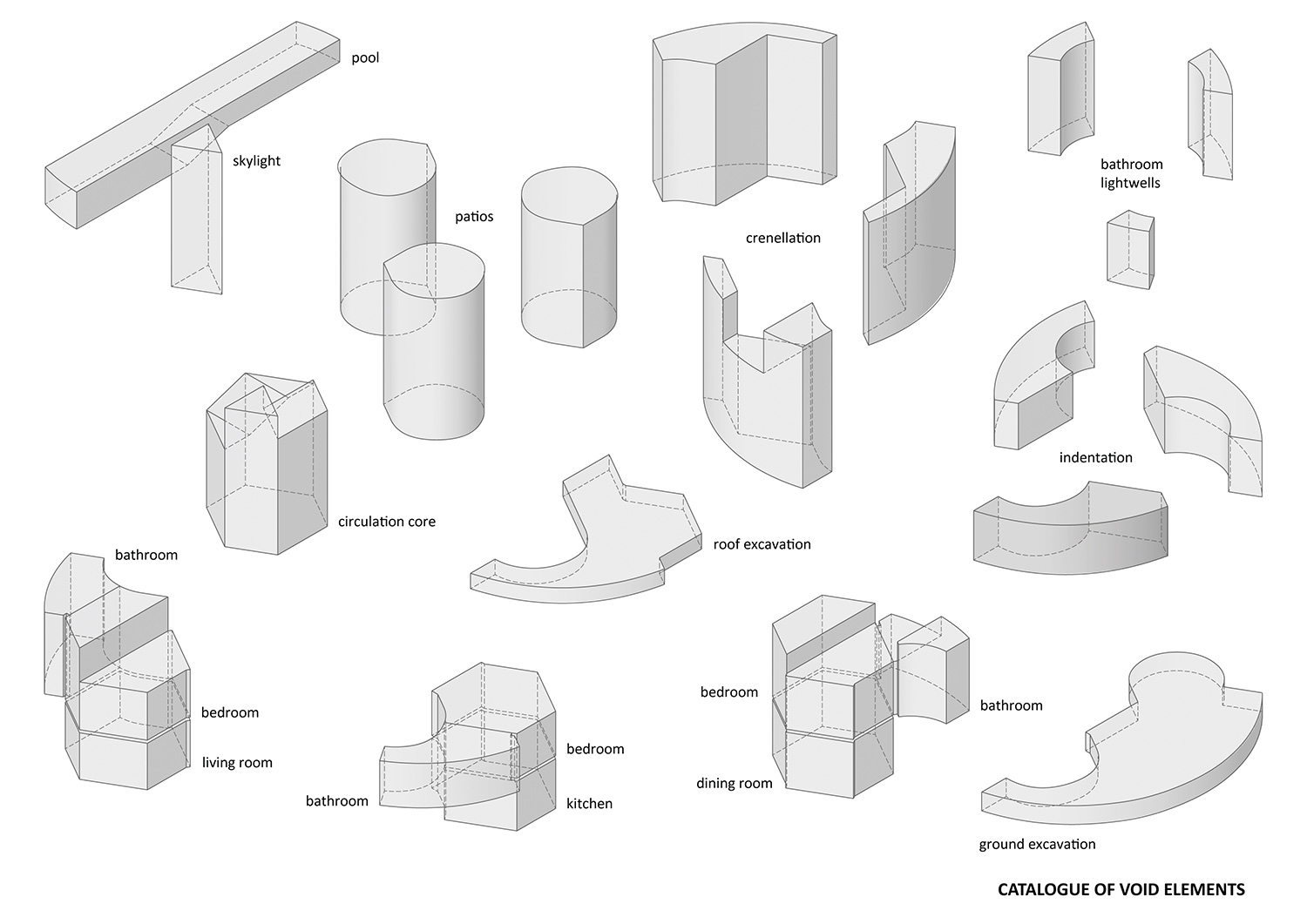 double(o) studio casa trevo trefoil house portugal designboom