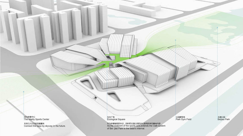 DUO decode urbanism office: beijiao sports center