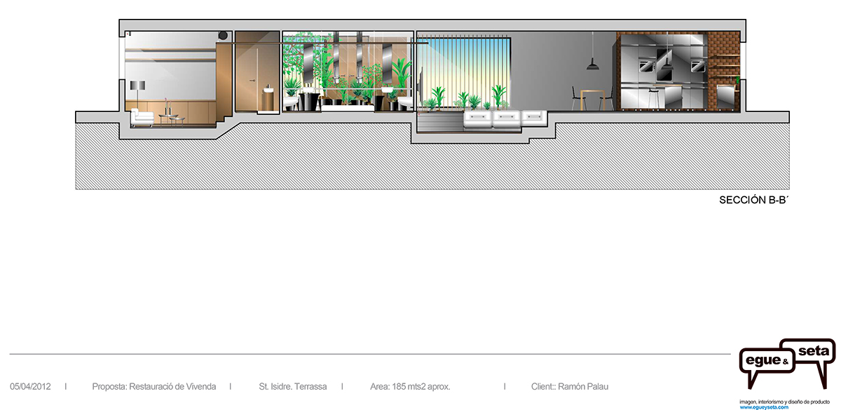 egue y seta convert a commercial space into a luxurious loft in terrassa 