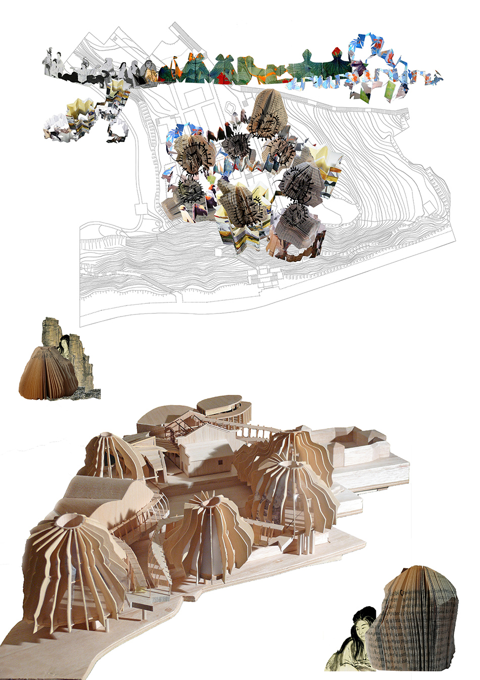 EMBT benedetta tagliabue zhang daqian museum construction neijiang china designboom