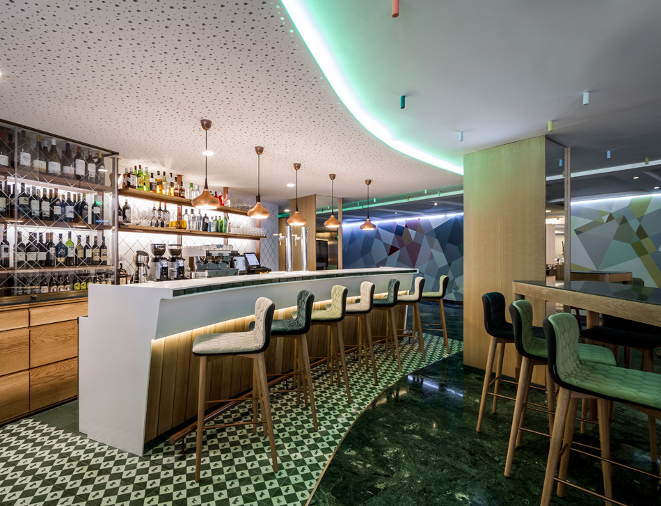 estudiHac cheese bar barcelona hotel melia sarria designboom