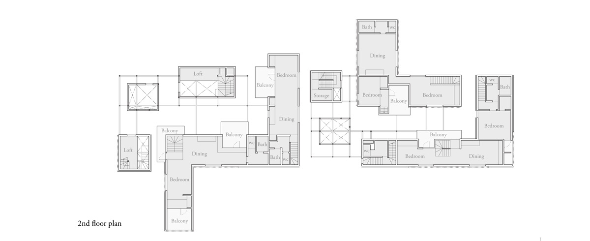 eureka dragon court village designboom 