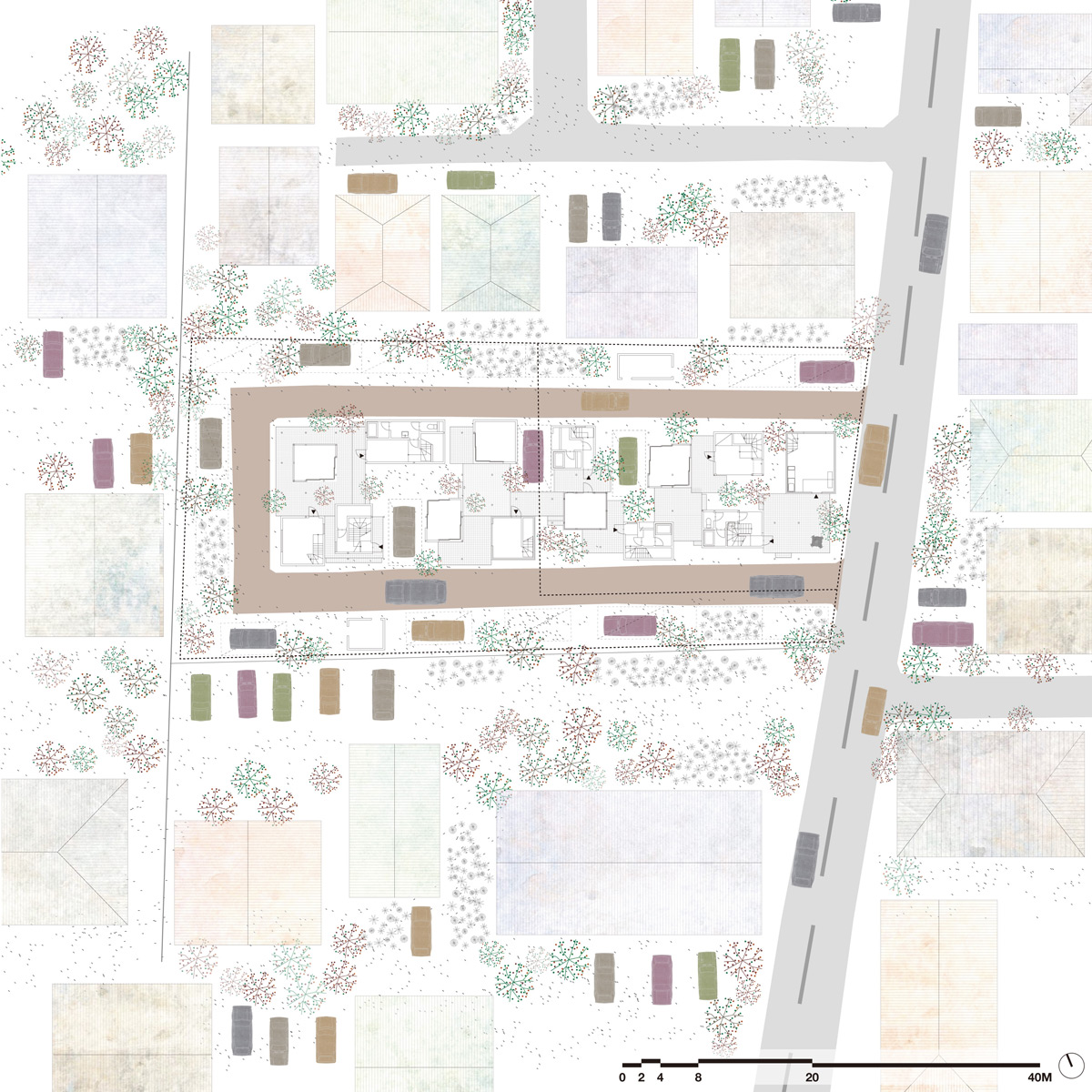 eureka dragon court village designboom 