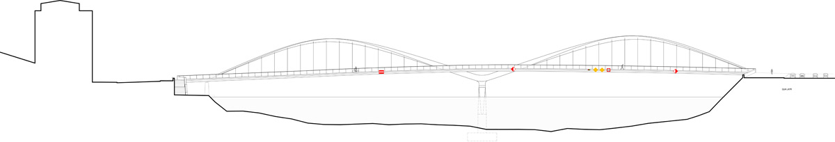 explorations architecture schuman bridge lyon france designboom