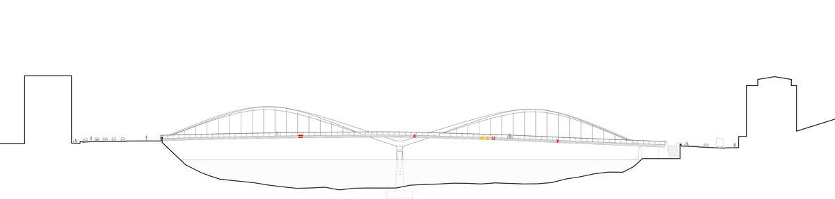 explorations architecture schuman bridge lyon france designboom