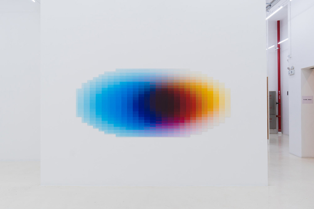 felipe-pantone-exhibition-shanghai-distance-speed-time-formula-designboom-17