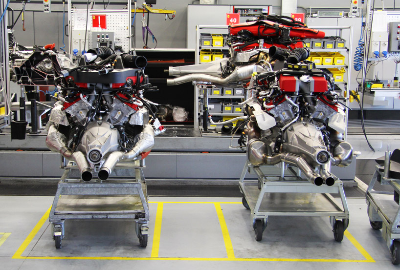 ferrari FF production line + manufacturing facility