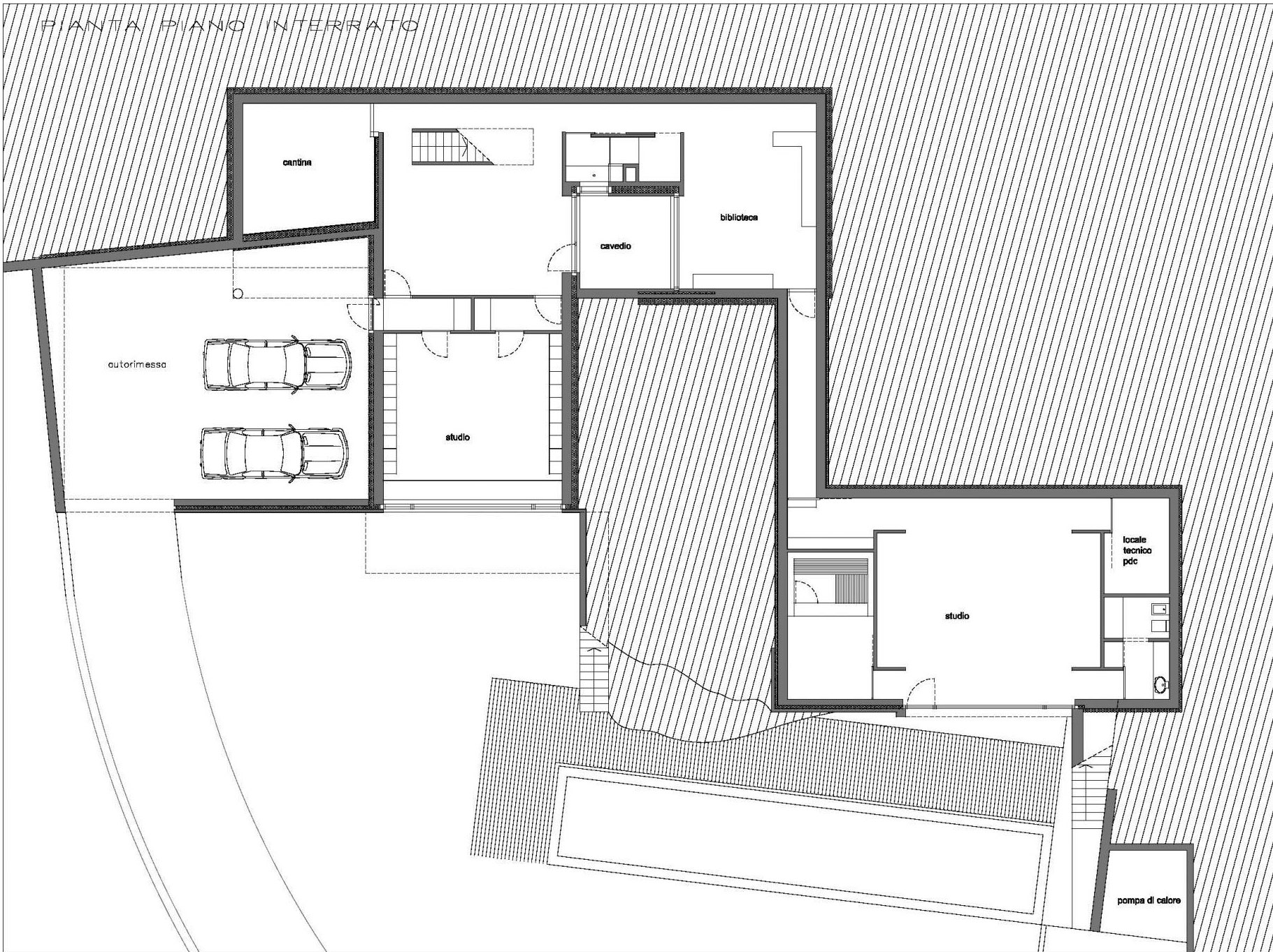 fl architetti construct casa y in the hills of turin