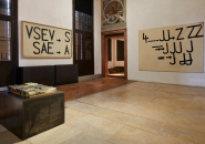 fondazione-prada-jannis-kounellis-retrospective-venice-art-biennale-designboom-15