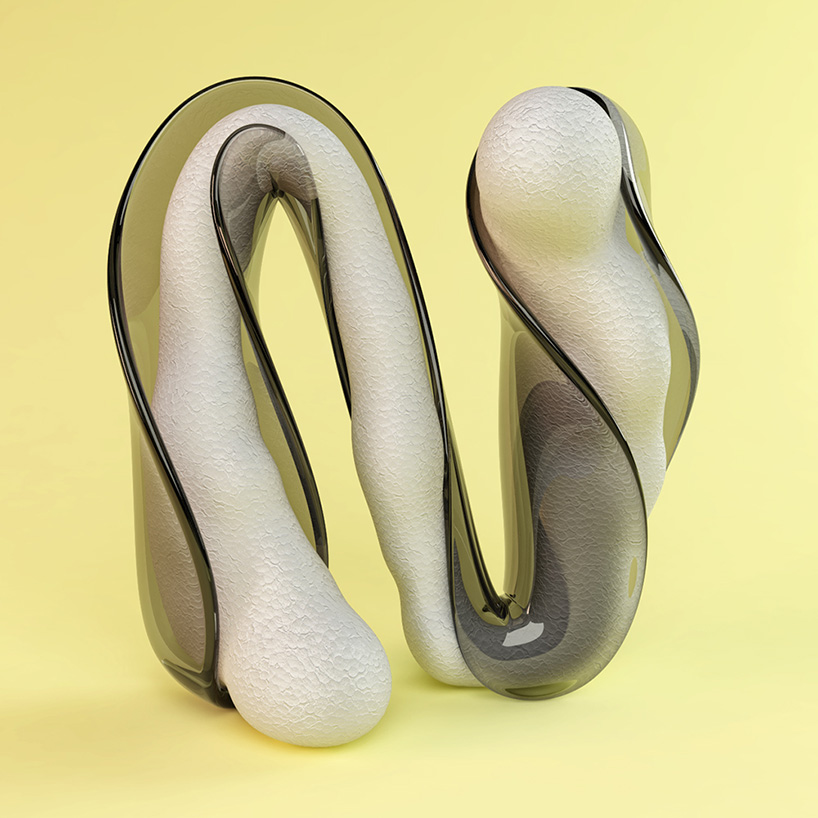 for real sculpts each letter of the alphabet in playful 3D styles