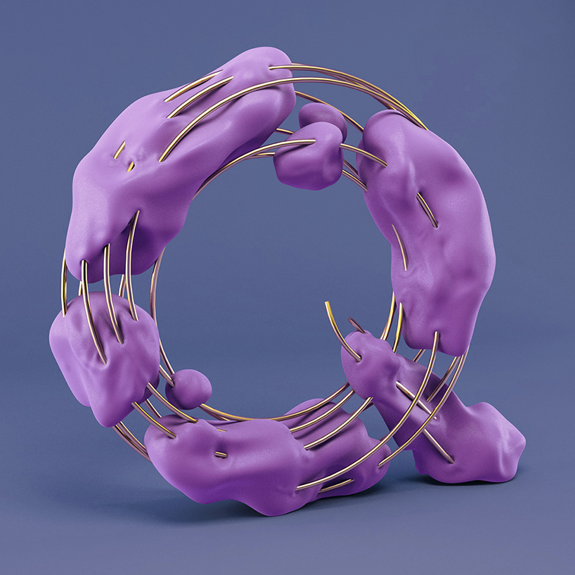 for real sculpts each letter of the alphabet in playful 3D styles