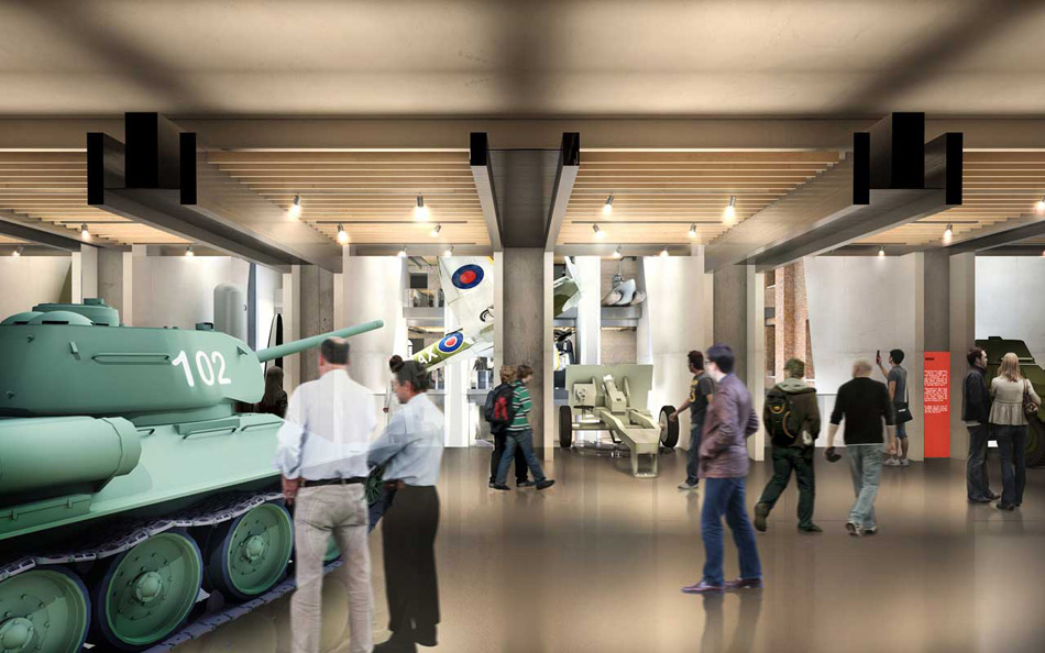 foster and partners imperial war museum designboom