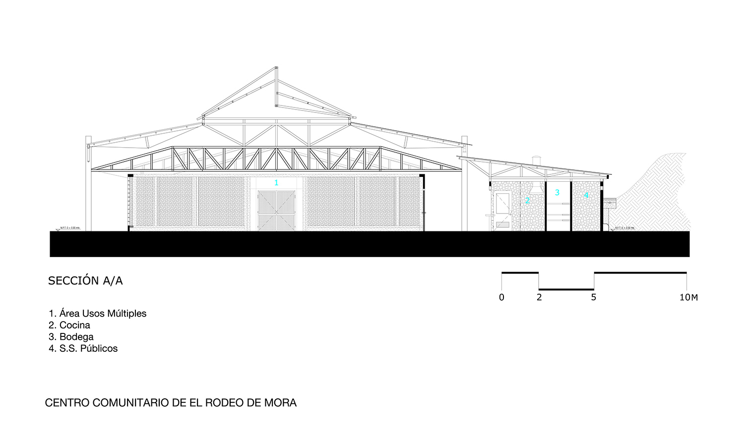 fournier rojas arquitectos community center of el rodeo de mora costa rica designboom