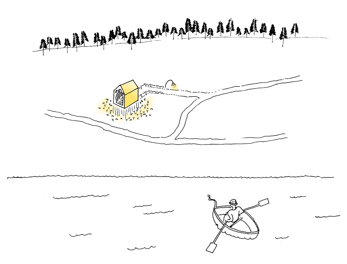 freya and robin\'s homesteads on the lake by studio weave