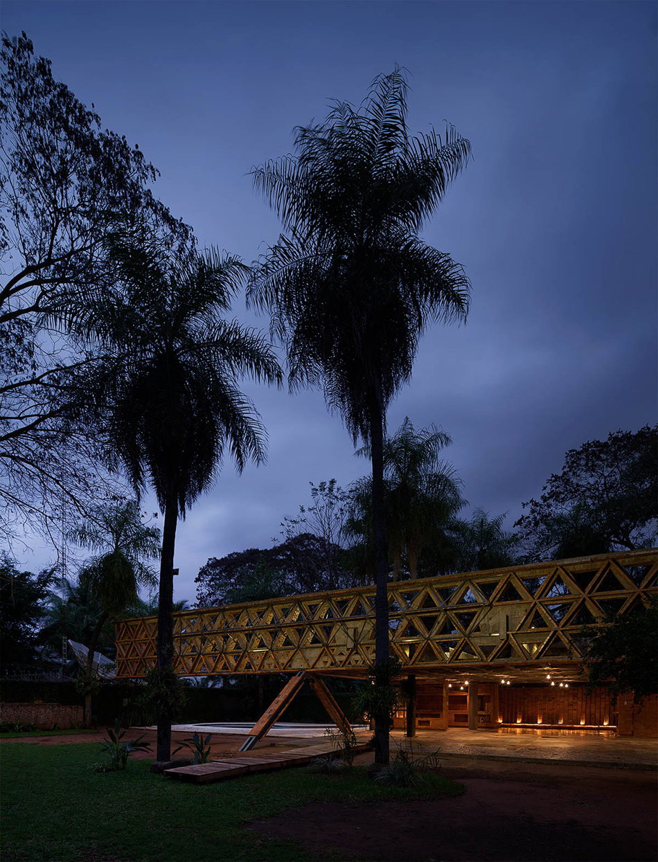 gabinete de arquitectura quincho tia coral asuncion paraguay designboom