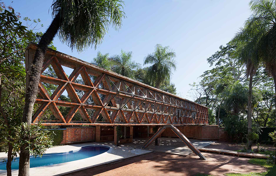 gabinete de arquitectura quincho tia coral asuncion paraguay designboom