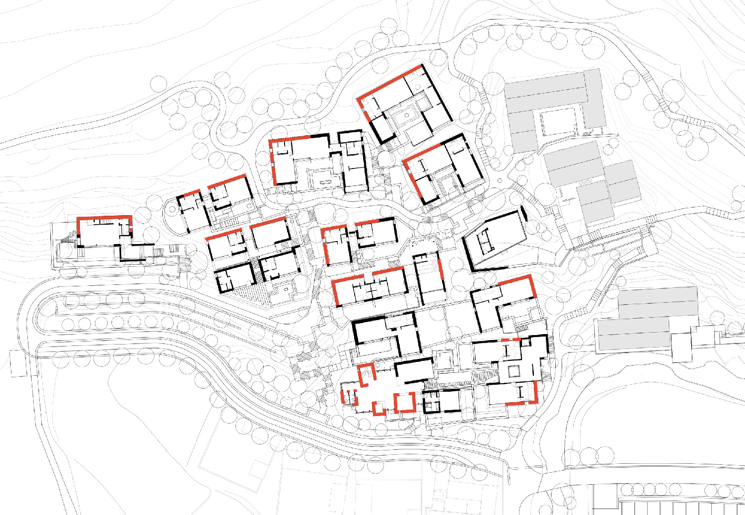 gad line+ studio twelve homesteads tai'an dongximen village designboom