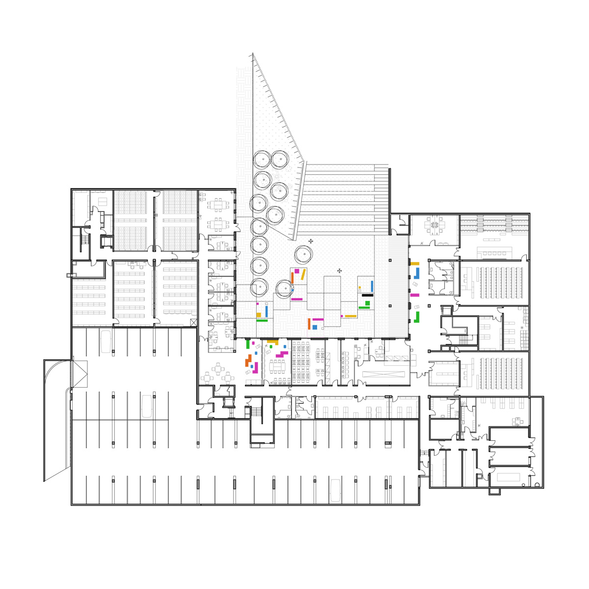 gaelle peneau architectes associes clignancourt centre designboom