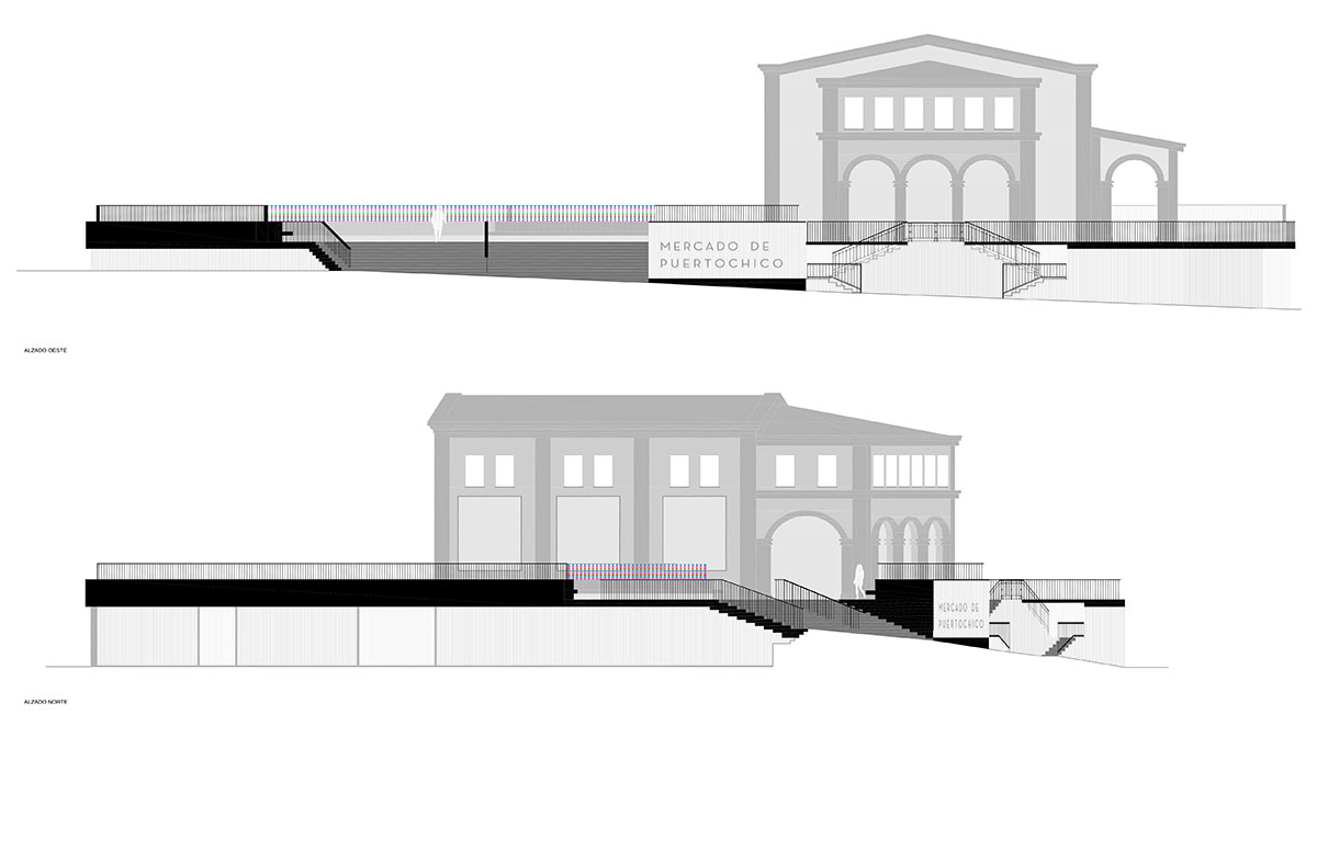 garciagerman arquitectos puertochico plaza and market santander spain designboom