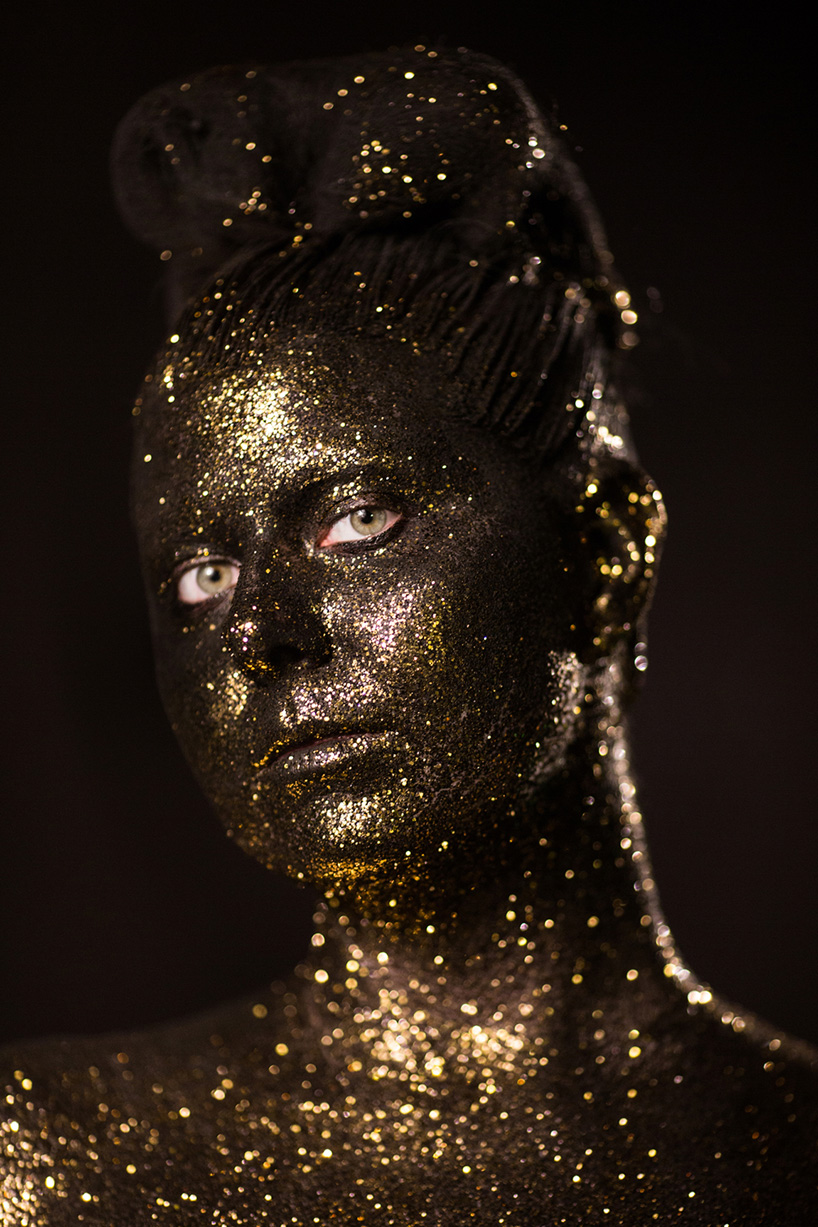 glitter-covered girls embrace body diversity in experimental art video