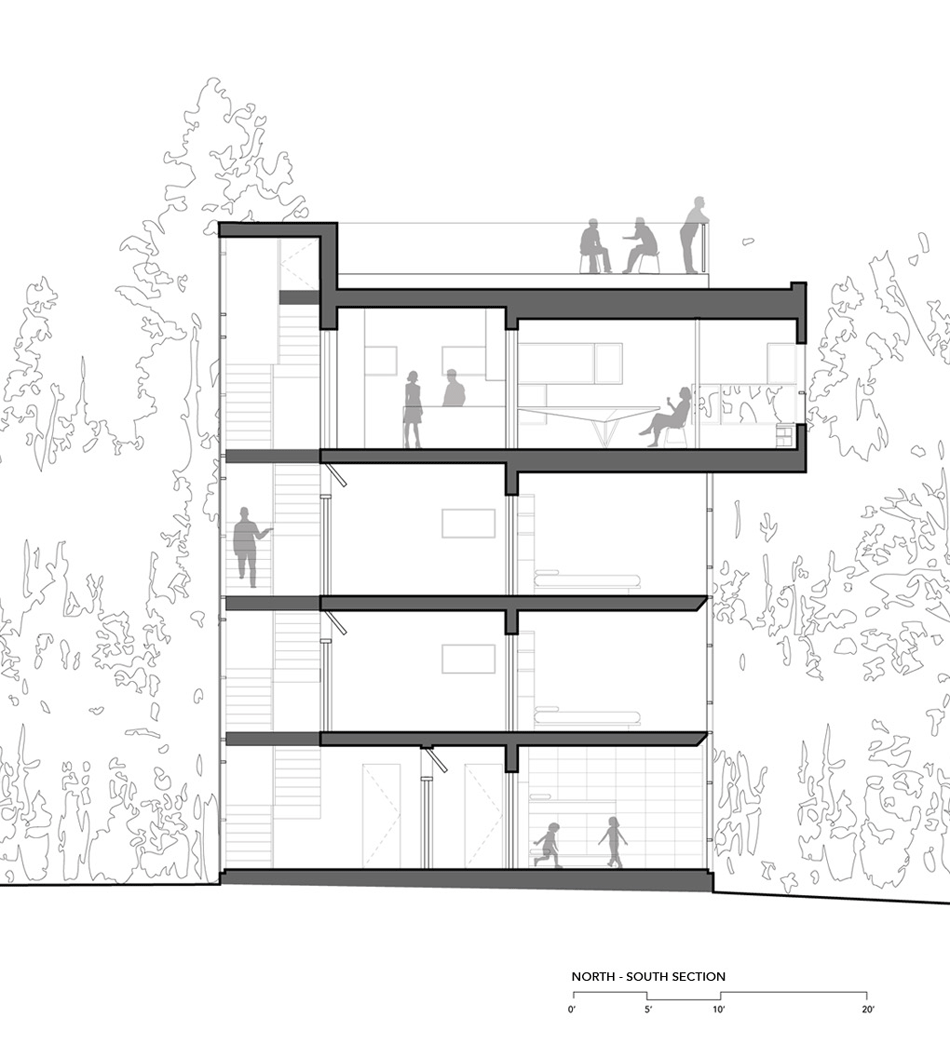 GLUCK+ tower house