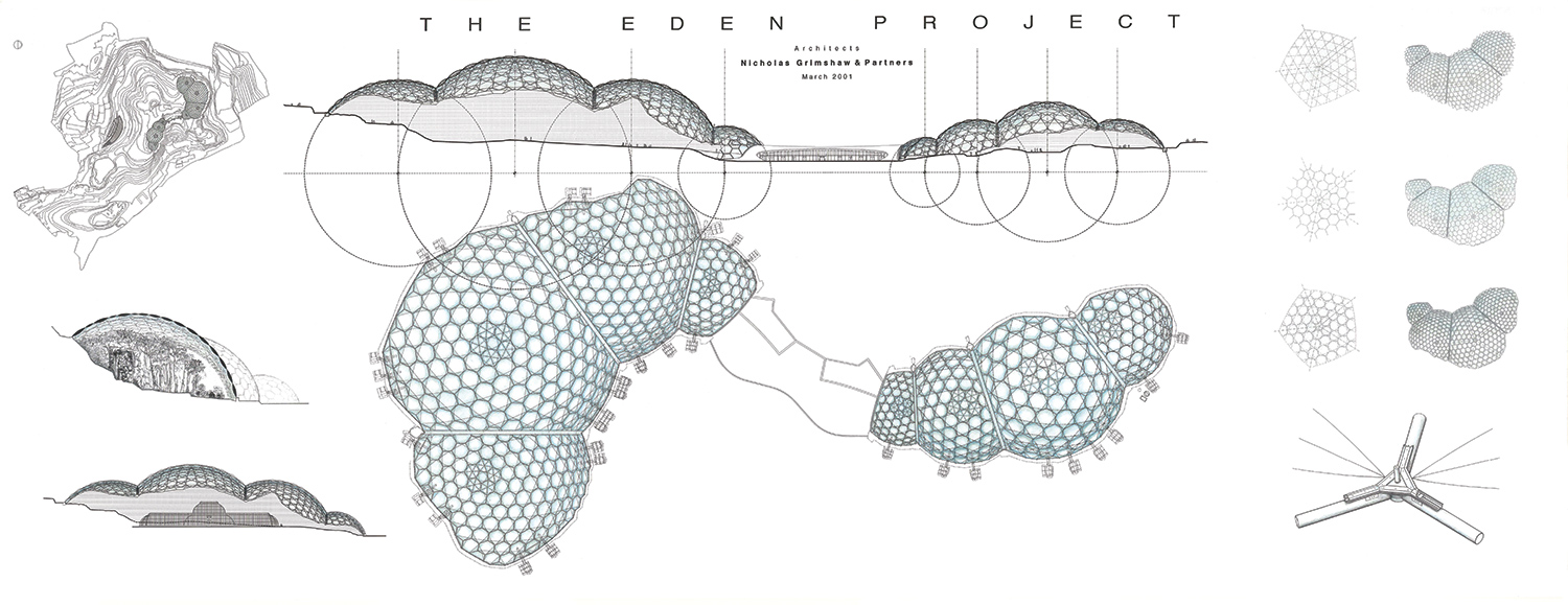 grimshaw eden project biomes cornwall video designboom